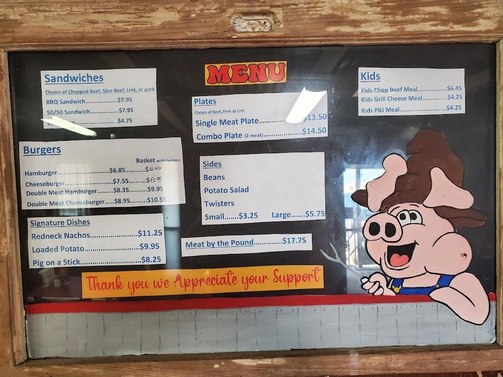 Chuck's BarBQ & Burgers Menu image 1